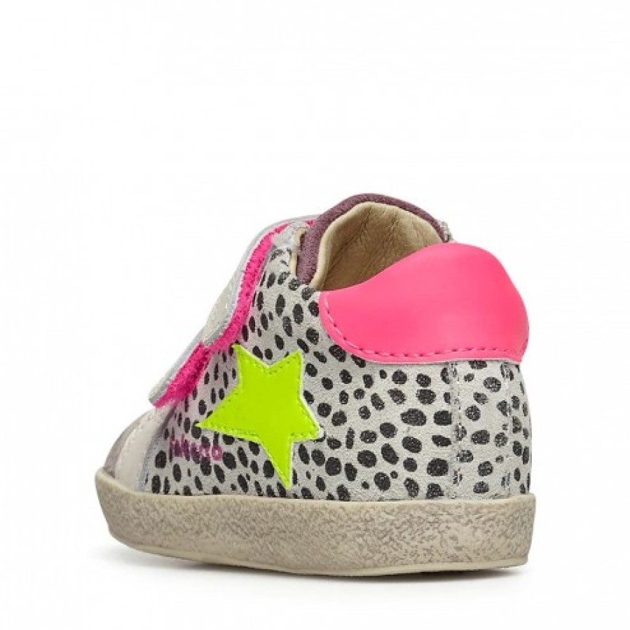 Ragazza FALCOTTO | Falcotto Alnoite High Vl - Sneakers In Pelle E Camoscio - Grigio-Fucsia