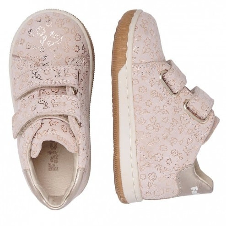 Ragazza FALCOTTO | Falcotto Adam Vl - Sneakers In Pelle Scamosciata - Rosa Cipria