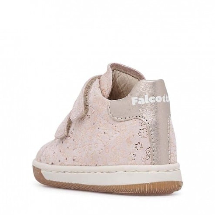 Ragazza FALCOTTO | Falcotto Adam Vl - Sneakers In Pelle Scamosciata - Rosa Cipria