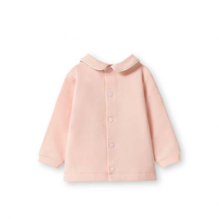 Ragazza FALCOTTO | Vivy - Felpa Con Patch Orsetto - Rosa