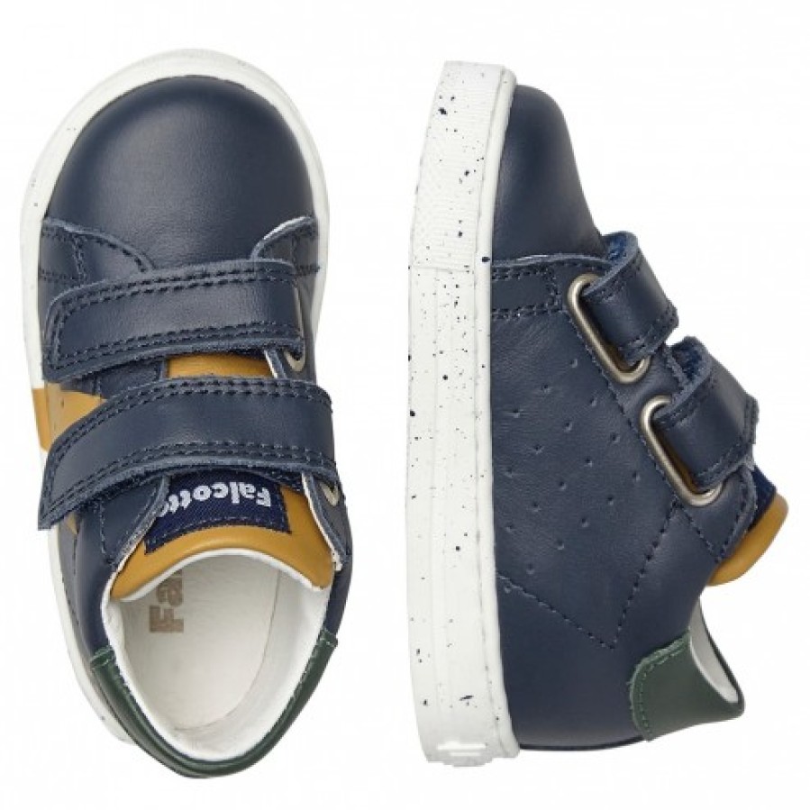 Ragazzo FALCOTTO | Falcotto Salazar Vl - Sneakers In Pelle - Blu-Zucca