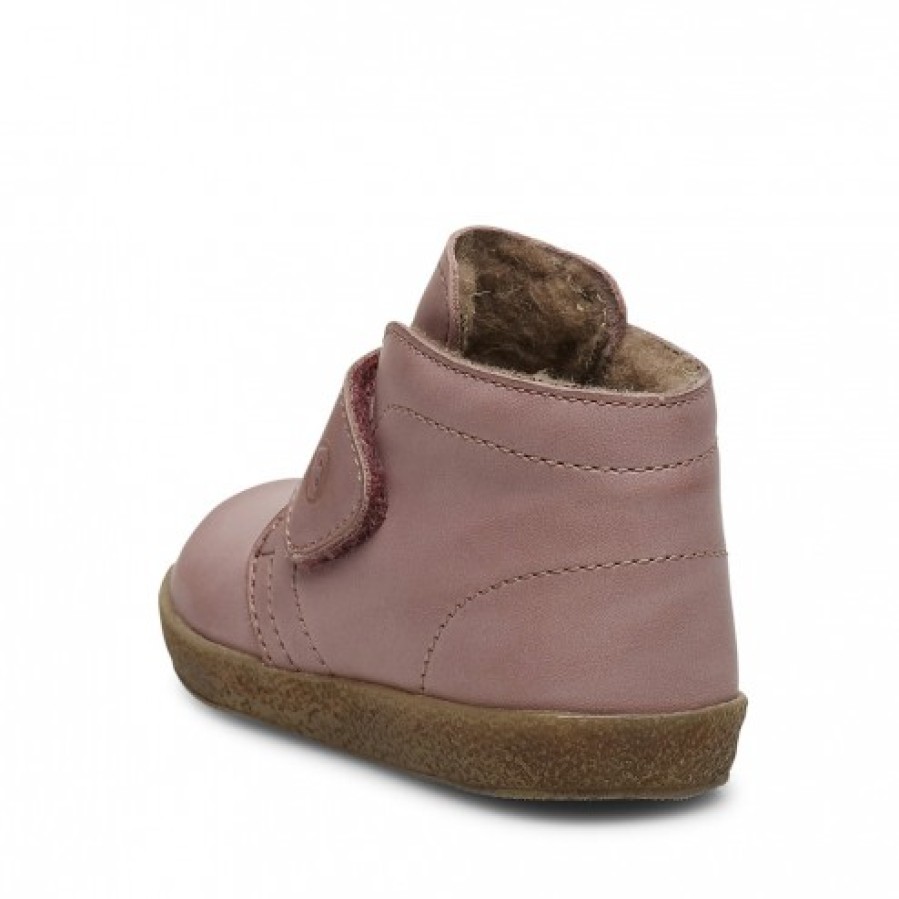 Ragazza FALCOTTO | Falcotto Conte Vl - Sneakers In Pelle Con Velcro - Rosa Antico