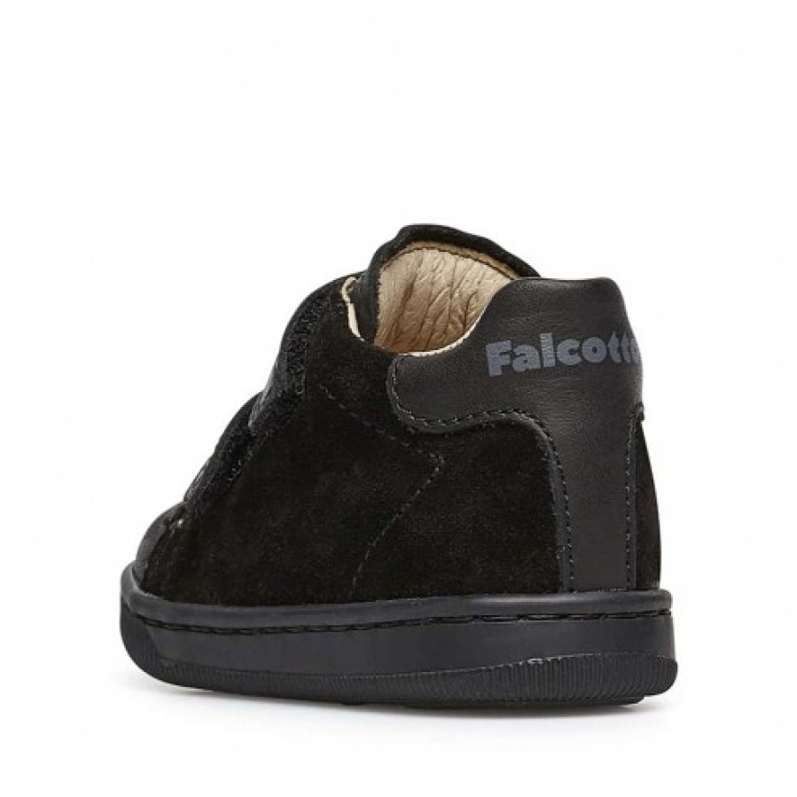 Ragazzo FALCOTTO | Falcotto Adam Vl - Sneakers In Pelle E Camoscio - Nero