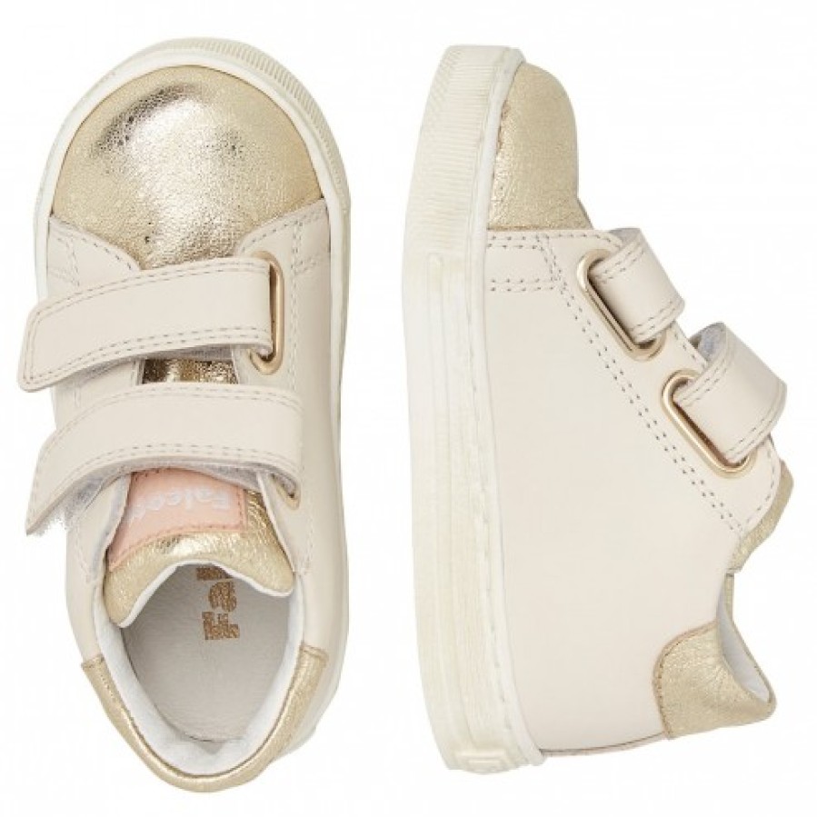 Ragazza FALCOTTO | Falcotto Wislei Vl - Sneakers In Pelle - Platino-Latte