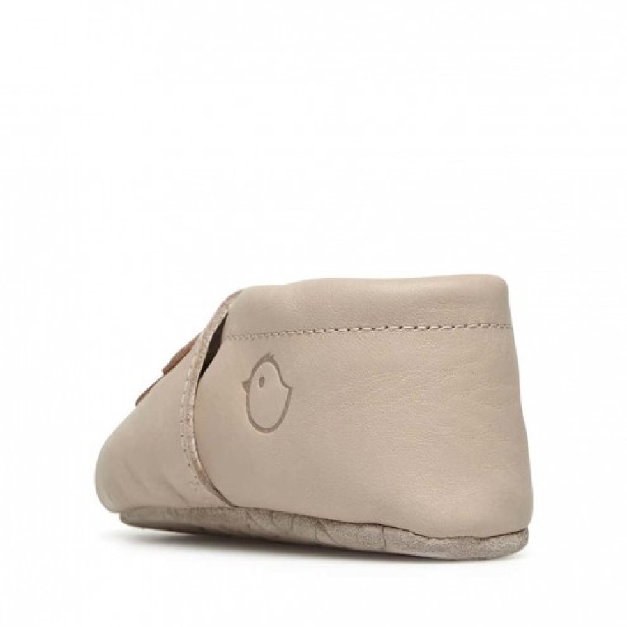 Ragazzo FALCOTTO | Falcotto Bitty - Scarpine Da Culla Con Patch Orsetto - Beige