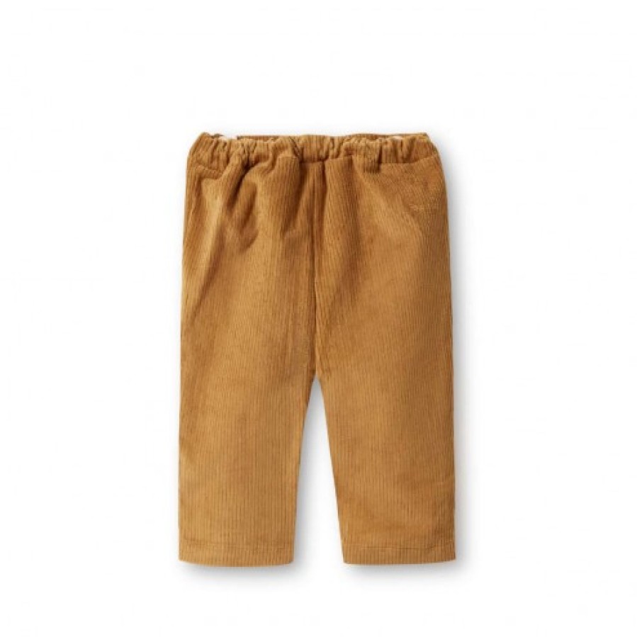 Ragazzo FALCOTTO | Roy - Pantaloni Di Velluto - Cognac