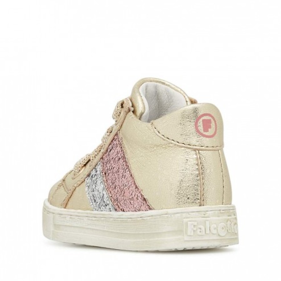 Ragazza FALCOTTO | Falcotto Betzi - Sneakers In Pelle - Platino