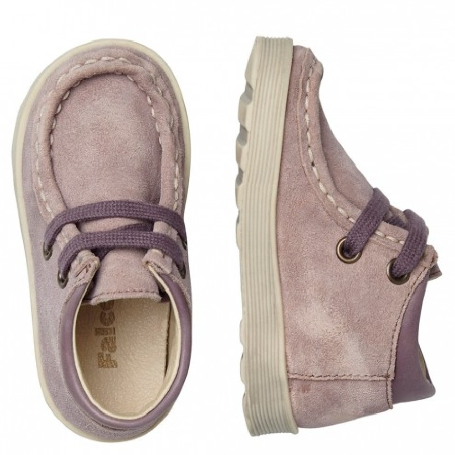 Ragazza FALCOTTO | Falcotto Yorkeries - Scarpe In Pelle Scamosciata - Rosa