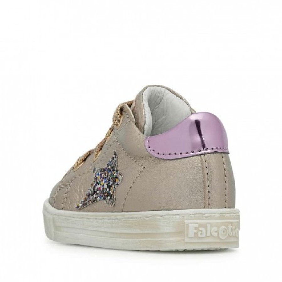 Ragazza FALCOTTO | Falcotto Sasha - Sneakers In Pelle Laminata - Noce